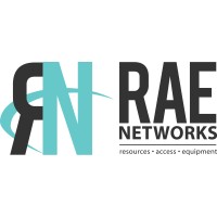 RAE Networks logo, RAE Networks contact details