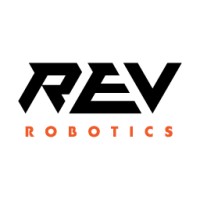 REV Robotics logo, REV Robotics contact details