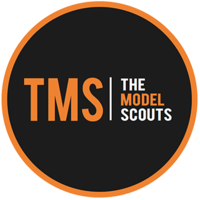 The Model Scouts logo, The Model Scouts contact details