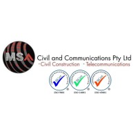 MSA Civil and Communications logo, MSA Civil and Communications contact details