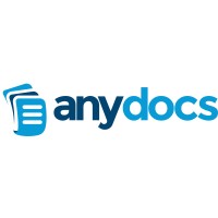 AnyDocs logo, AnyDocs contact details