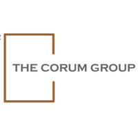 The Corum Group logo, The Corum Group contact details