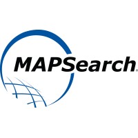 MAPSearch logo, MAPSearch contact details