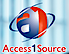 Access1Source logo, Access1Source contact details