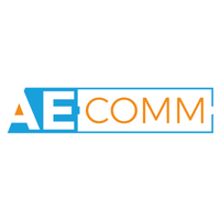 AE-Comm logo, AE-Comm contact details