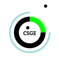 CSGE logo, CSGE contact details