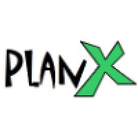 PlanX logo, PlanX contact details