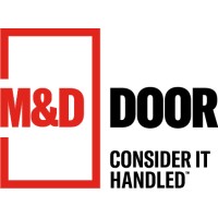 M&D Door and Hardware logo, M&D Door and Hardware contact details