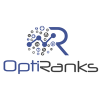 OptiRanks logo, OptiRanks contact details