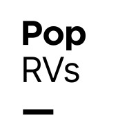 POP RVs logo, POP RVs contact details