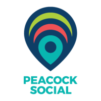 Peacock Social logo, Peacock Social contact details