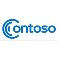 Contoso logo, Contoso contact details