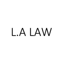 L.A LAW logo, L.A LAW contact details