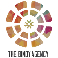 The Bindy Agency logo, The Bindy Agency contact details