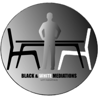 BLACK & WHITE MEDIATIONS logo, BLACK & WHITE MEDIATIONS contact details