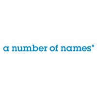 a number of names* logo, a number of names* contact details