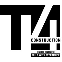 T4 Construction logo, T4 Construction contact details