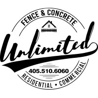 unlimited fence and concrete logo, unlimited fence and concrete contact details