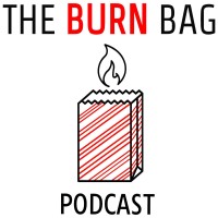 The Burn Bag Podcast logo, The Burn Bag Podcast contact details