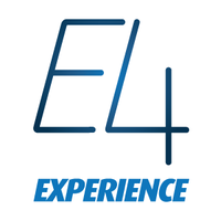 E4 Experience logo, E4 Experience contact details