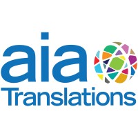 aiaTranslations logo, aiaTranslations contact details