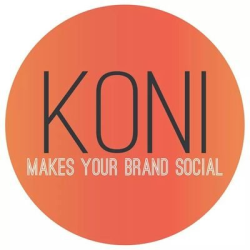 Koni Social logo, Koni Social contact details