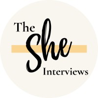 The She Interviews logo, The She Interviews contact details