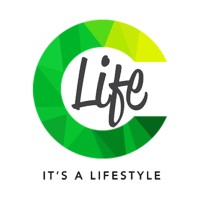 C-Life logo, C-Life contact details