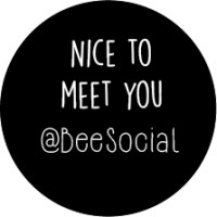 BeeSocial logo, BeeSocial contact details