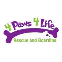 4 Paws 4 Life Rescue logo, 4 Paws 4 Life Rescue contact details