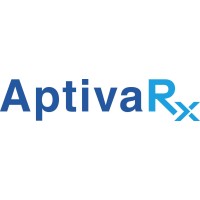 AptivaRx logo, AptivaRx contact details