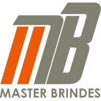 Master Brindes logo, Master Brindes contact details