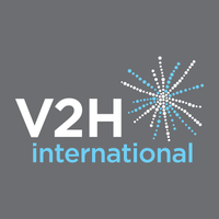 V2H International logo, V2H International contact details