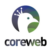 CoreWeb logo, CoreWeb contact details