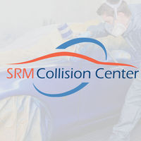 SRM Collision Center logo, SRM Collision Center contact details