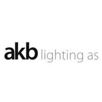 AKB Lighting as logo, AKB Lighting as contact details