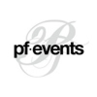 PF Events logo, PF Events contact details