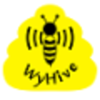 WyHive logo, WyHive contact details