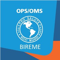 BIREME/OPAS/OMS logo, BIREME/OPAS/OMS contact details