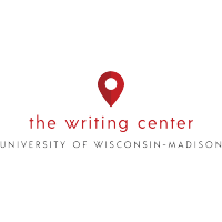 UW-Madison Writing Center logo, UW-Madison Writing Center contact details