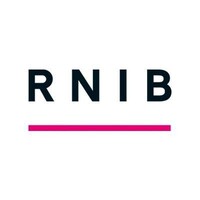 RNIB logo, RNIB contact details