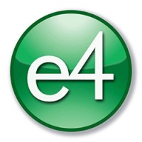 e4 logo, e4 contact details