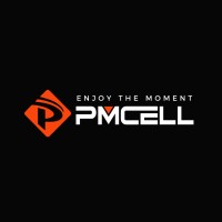 PMCELL logo, PMCELL contact details