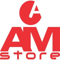 AM Store logo, AM Store contact details