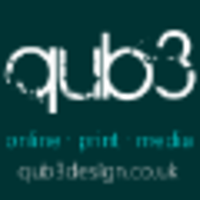 QUB3 Web design logo, QUB3 Web design contact details