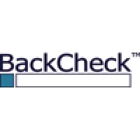 BackCheck logo, BackCheck contact details