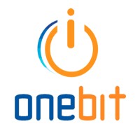 OneBit logo, OneBit contact details