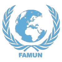 FAMUN logo, FAMUN contact details