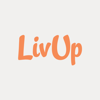 LivUp logo, LivUp contact details