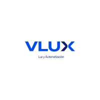 VLUX logo, VLUX contact details